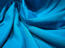 Load image into Gallery viewer, Bright Turquoise 95% Bamboo 5% Spandex     1/4 Meter Price