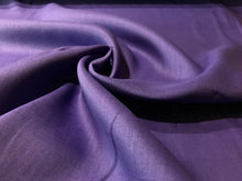 Load image into Gallery viewer, Purple 100% Handkerchief Linen.   1/4 Metre Price