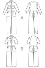 Load image into Gallery viewer, Closet Core Blanca Flight Suit Sewing Pattern