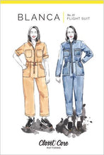 Load image into Gallery viewer, Closet Core Blanca Flight Suit Sewing Pattern
