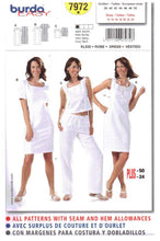 Load image into Gallery viewer, Burda #7972 Dress Sewing Pattern Sizes 12 - 24
