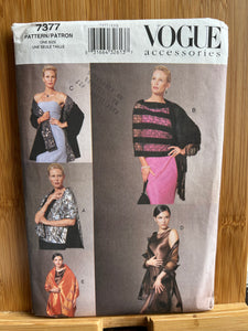 Vintage Vogue #7377 Shawls