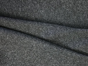 Heathered Grey 100% Wool Knit     1/4 Meter Price