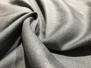 Two Tone Grey 100% Silk Suiting.  1/4 Metre Price