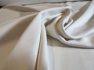 Ivory Pure Organic Solid Cotton Knit.   1/4 Metre Price