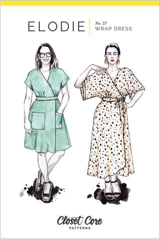Closet Core Elodie Wrap Dress Sewing Pattern
