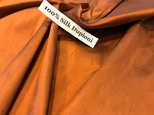 Load image into Gallery viewer, Spice 100% Silk Shantung.     1/4 Meter Price
