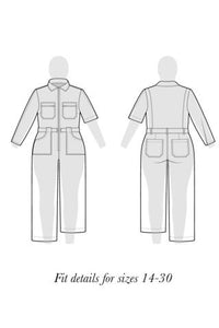 Closet Core Blanca Flight Suit Sewing Pattern