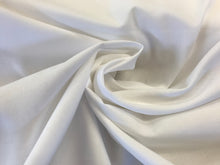Load image into Gallery viewer, White Lightweight 100% Cotton Broadcloth     1/4 Meter Price