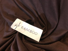 Load image into Gallery viewer, Cocoa Brown 95% Bamboo 5% Spandex Knit.    1/4 Meter Price