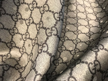 Load image into Gallery viewer, Blue-Grey Designer Chain Link 100% Silk Dot Jacquard     1/4 Meter Price