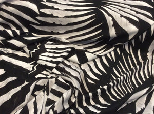 Italian designer Black & White Kraken Knit.     1/4 Meter Price