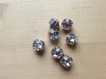 Load image into Gallery viewer, Solitaire Rhinestone Shank Button     Price per Button