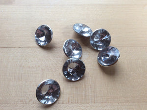 Diamond Rhinestone Shank Button.   Price per Button