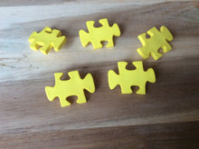 Load image into Gallery viewer, Yellow Puzzle Piece Button.   Price per Button