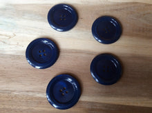 Load image into Gallery viewer, 1 3/8” Royal Blue Button.   Price per Button