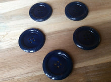Load image into Gallery viewer, 1 3/8” Royal Blue Button.   Price per Button