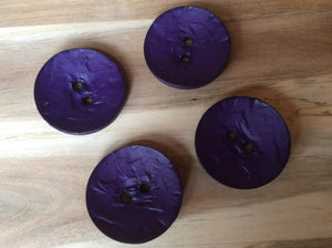 1 3/4" Purple Round Button.   Price per Button