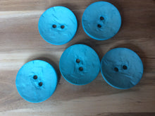 Load image into Gallery viewer, 1 3/4&quot; Turquoise Round Button.    Price per Button