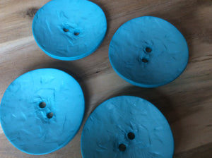 2 3/8" Turquoise Round Button.   Price per Button