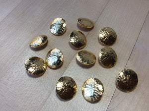 Textured Gold 3/4" Button      Price per Button