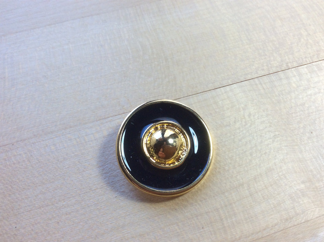 Midnight Navy & Gold Button.   Price per Button