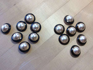 Domed Pearl Button.   Price per button