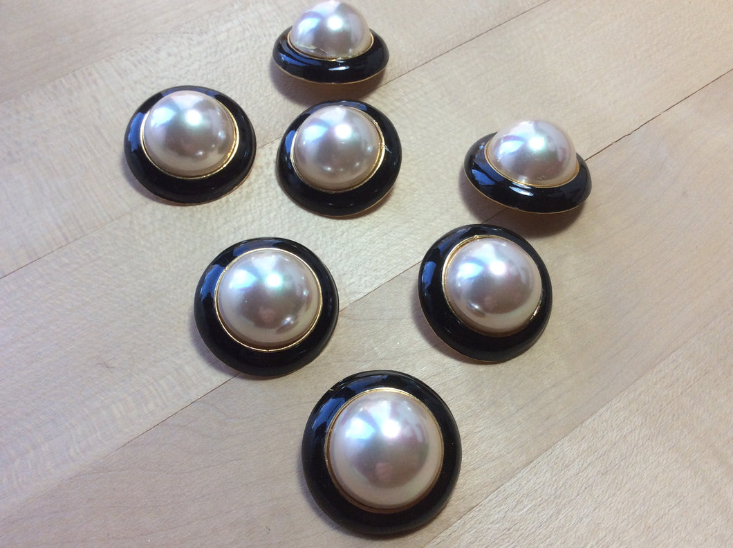 Domed Pearl Button.   Price per button