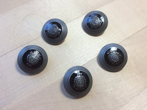 Antique Silver & Black  Suiting Buttons      Price per Button
