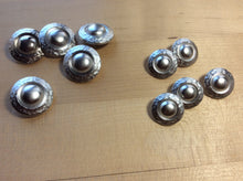 Load image into Gallery viewer, Hammered Silver Metal Button.   Price per Button