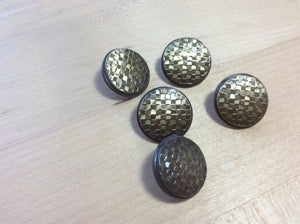 Bronze Basket Weave Button.   Price per Button