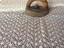 Load image into Gallery viewer, Vintage Off-White Floral Lace.    1/4 Metre Price