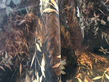 Load image into Gallery viewer, Brown Floral 100% Silk Georgette.   1/4 Metre Price
