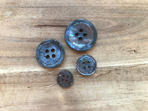 Grey MOP Suiting Buttons.     Price per Button