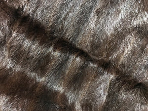 Muskrat Fur & Boiled Wool Throw