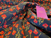 Load image into Gallery viewer, Ros B Pansies Liberty of London  100% Cotton Tana Lawn.  1/4 Metre Price
