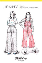 Load image into Gallery viewer, Closet Core Jenny Overalls &amp; Trousers Sewing Pattern