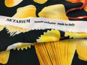 Exclusive Designer Pasta Print 100% Viscose           1/4 Meter Price