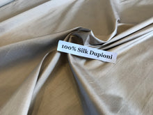 Load image into Gallery viewer, Sable 100% Silk Dupioni.      1/4 Metre Price