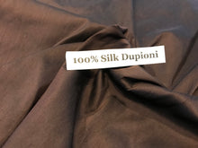 Load image into Gallery viewer, Deep Maroon Shot Dupioni 100% Silk.    1/4 Meter Price