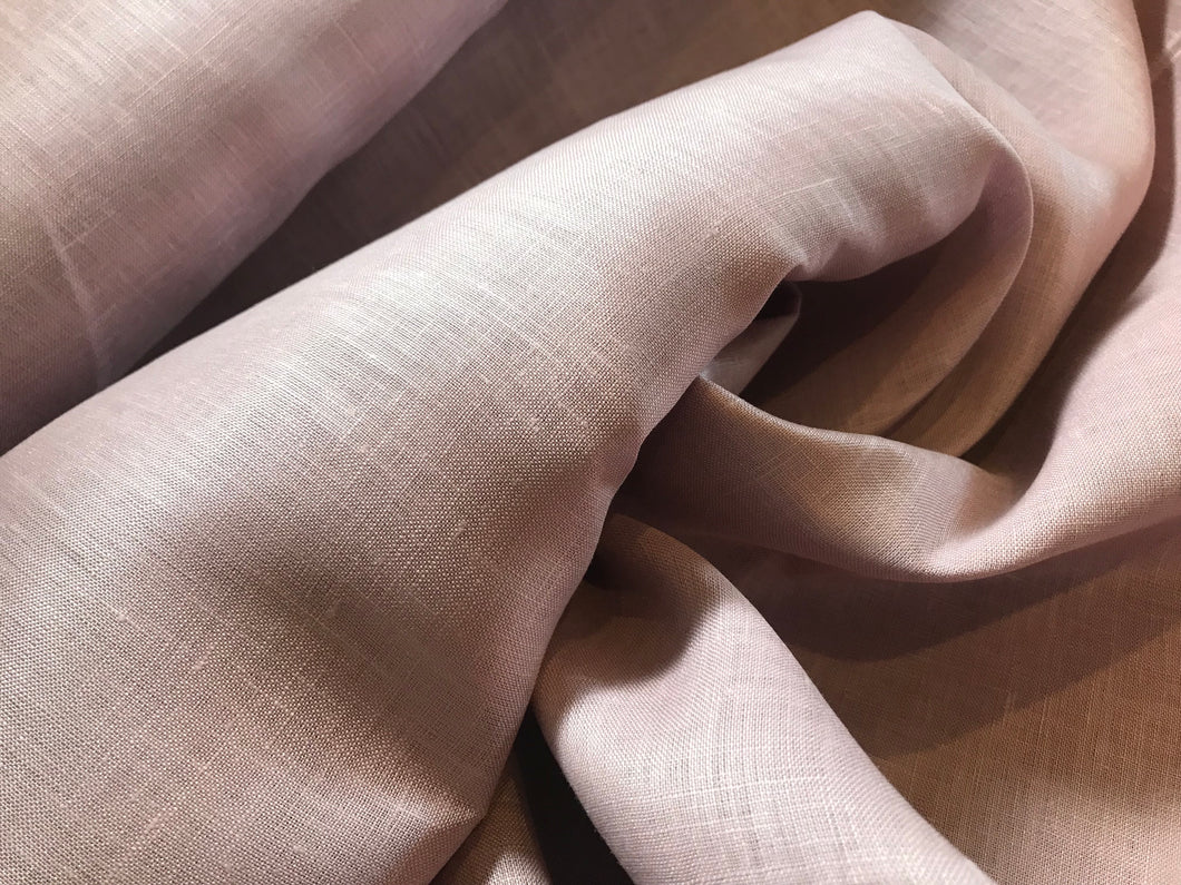 Lavender Pink 100% Handkerchief Linen.    14 Metre Price