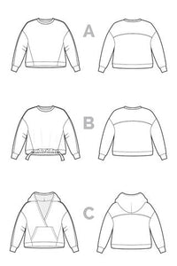 Closet Core Mile End Sweatshirt Sewing Pattern