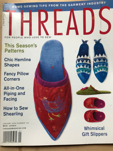 Threads Magazine #104.  January 2003