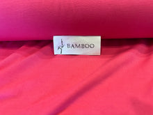 Load image into Gallery viewer, Fuchsia 95% Bamboo 5% Spandex Knit. 1/4 Metre Price