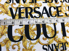 Load image into Gallery viewer, Italian Designer Baroque 100% White Cotton Shirting.   1/4 Meter Price