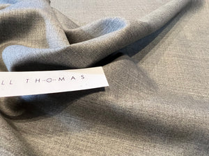 Heathered Grey 100% Wool Suiting.   1/4 Metre Price