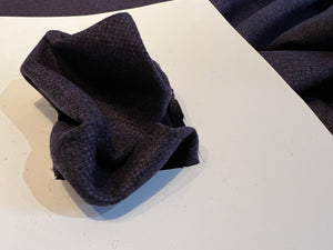 Purple 100% Wool Tweed.   1/4 Metre Price