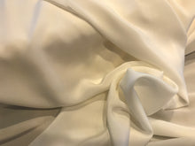 Load image into Gallery viewer, Ivory 100% Silk Georgette.     1/4 Meter Price
