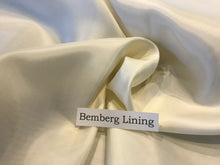 Load image into Gallery viewer, Pale Cream Bemberg Lining      -           1/4 Meter Price