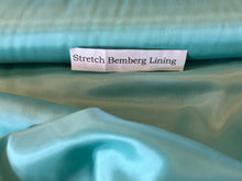 Load image into Gallery viewer, Aqua Foam Stretch Bemberg Lining     1/4 Meter Price
